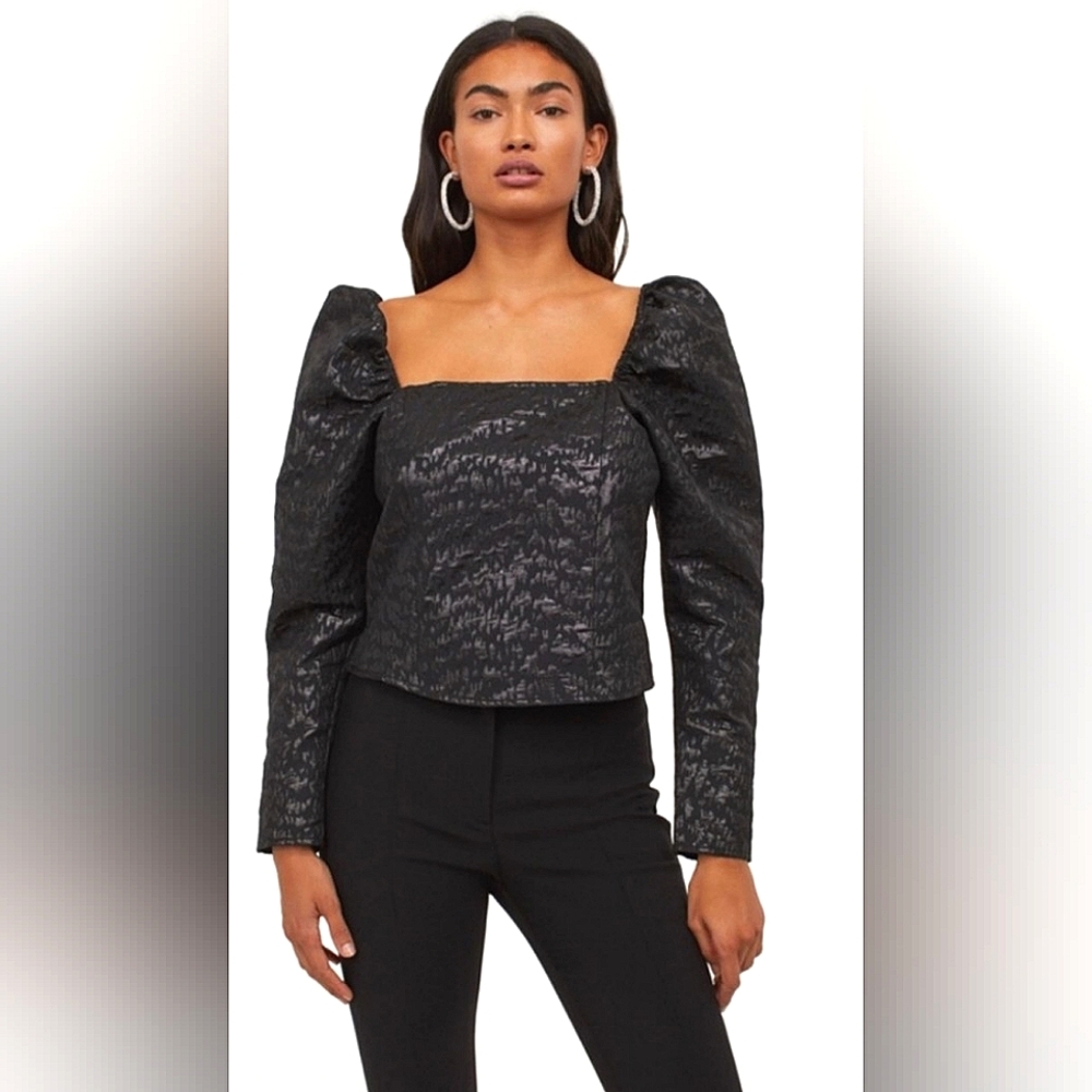 H&M Jacquard top. Sz. M NWT
